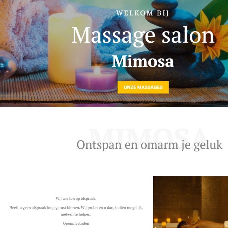 project mimosa-arnhem.nl - Webdesign bureau Arnhem